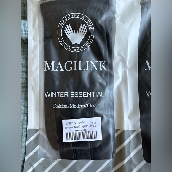 Leather Gloves for Men Winter Genuine Sheepskin, Gloves for Men Thinsulate Lined - Picture 2 of 2